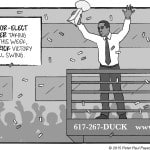 Banker & Tradesman Editorial Cartoon