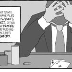 Banker & Tradesman Editorial Cartoon