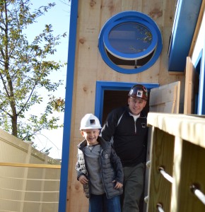 Shawmut Design and Construction partnered with Make-A-Wish Massachusetts and Rhode Island to grant 5-year-old Shrewsbury resident Maxwell’s wish for a Swiss Family Robinson-themed treehouse.