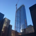 A block of low-rise buildings on Bromfield Street across from the Millennium Tower Boston could be transformed into a 700-foot condo and apartment tower.