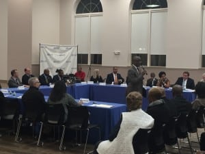Residents, politicians, community development corporations and employees of banks small and large came together at a recent event in Dorchester hosted by Communities of Color to discuss how banks can better interact with underserved communities in Massachusetts.
