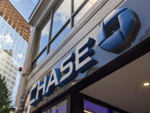 Chase Bank's branch facing Post Office Square in Boston's Financial District