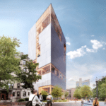 BU Unveils Mass Timber Tower that Could Become State’s Tallest