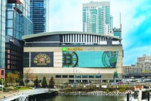 Boston, Massachusetts, USA - October 29, 2023: View of TD Garden arena, in the city of Boston, Massachusetts.